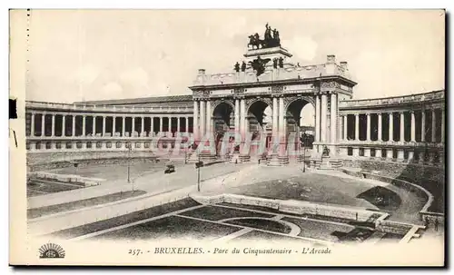 Ansichtskarte AK Bruxelles Parc du Cinquantenaire l arcade