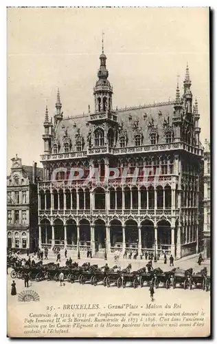 Cartes postales Bruxelles Grand Place Maison du Roi