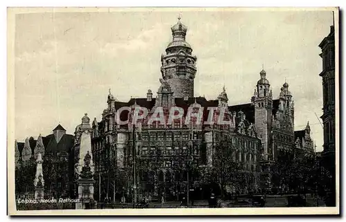 Cartes postales Leipzig Neues rathaus