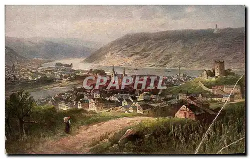 Cartes postales Bingen Das lustigute Stadtchen aru ganzen Rheln