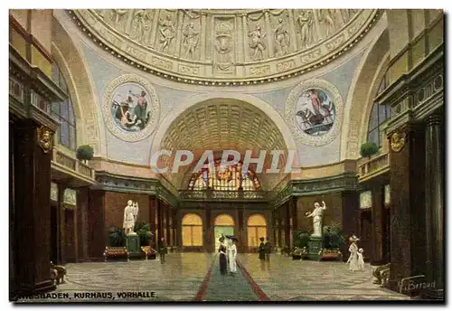 Cartes postales Wiesbaden Kurhaus Vorhalle