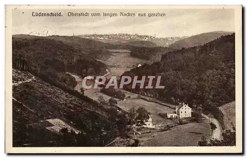 Cartes postales Luedenscheid Oberstadt vom langen Nachen aus gesehen