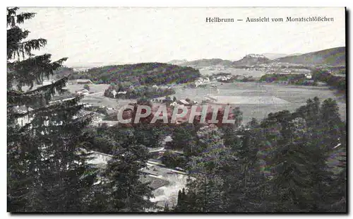 Cartes postales Hellbrunn Aussicht vom Monatschlosschen