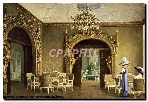 Cartes postales Baden Kurhaus Conversationsraume