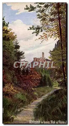 Cartes postales Koenigstein im Taunus Blick auf Ruine u l