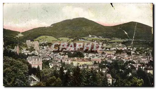 Cartes postales Baden Baden vom Fremersberg gesehen