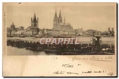 Cartes postales Gruss aus Koln a RH