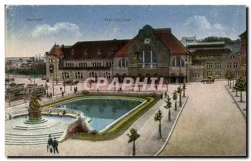 Cartes postales Aachen Hauptbahnhof