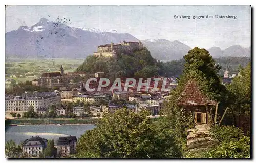 Cartes postales Salzburg gegen den Untersberg