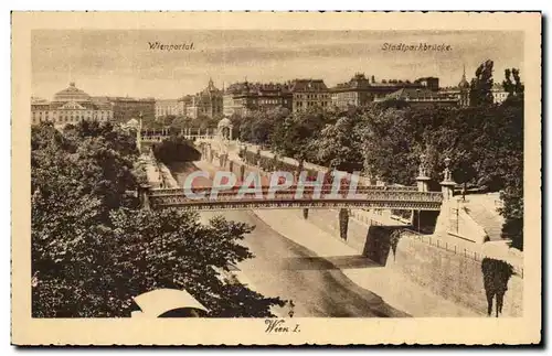 Cartes postales Wien Wienportal Stadtpatkbruche