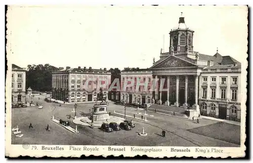 Cartes postales Bruxelles Place Royale