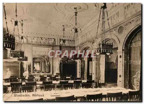 Cartes postales Wiesbaden Kurhaus Lesesaal