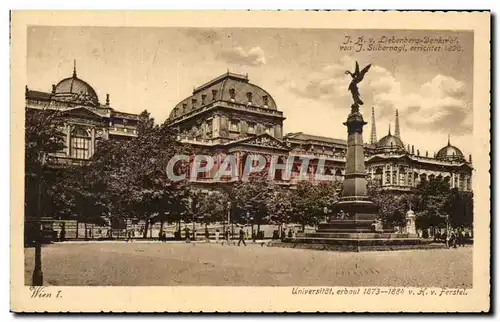Cartes postales Wien Liebenbera Denkimal von T Silbernagl errichtet