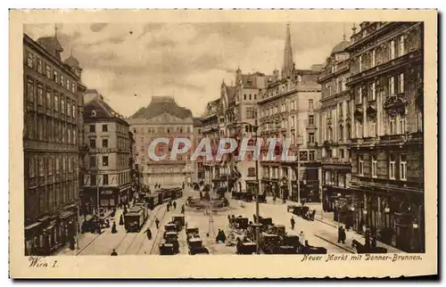 Cartes postales Wien I Neuer Markt mit Dnner Brunnen