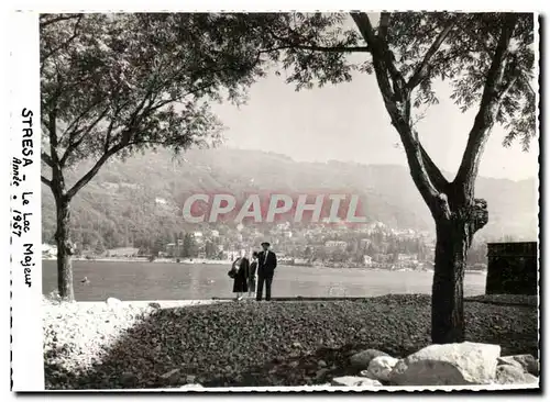 Cartes postales Stresa Le Lac Majeur 1957