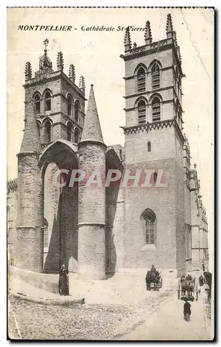 Ansichtskarte AK Montpellier Cathedrale St Pierre