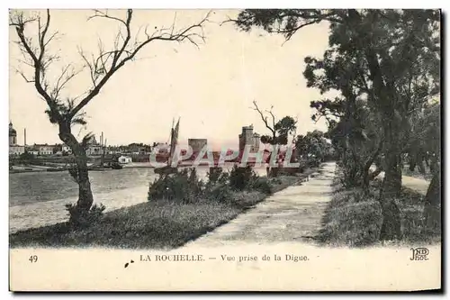 Ansichtskarte AK La Rochelle Vue prise de la Digue