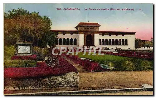 Ansichtskarte AK Casablanca Le Palais de Justice