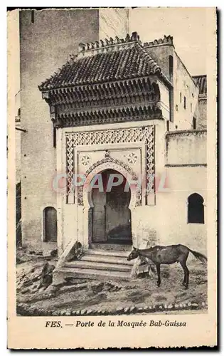 Ansichtskarte AK Fes Porte de la Mosquee Bab Guissa Maroc