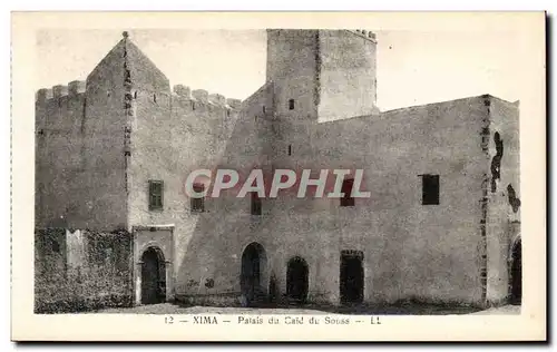 Ansichtskarte AK Xima Palais du Caid du Souss Maroc