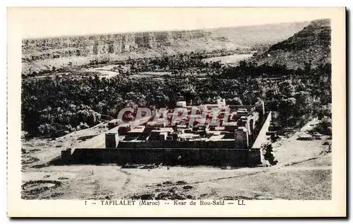 Cartes postales Tafilalet Ksar de Bou Said Maroc