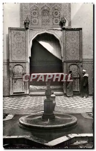 Cartes postales Scenes et Types Palais des notables a Fes Maroc
