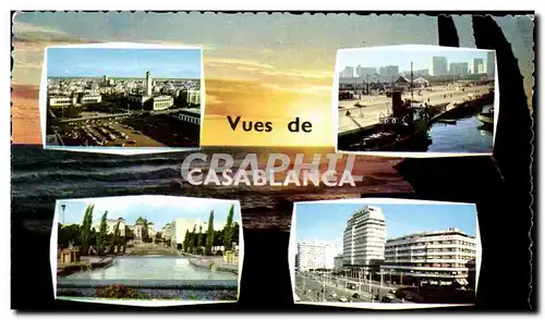 Cartes postales Vues de Casablanca