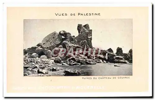 Ansichtskarte AK Vues De Palestine Ruines Du Chateau De Cesaree