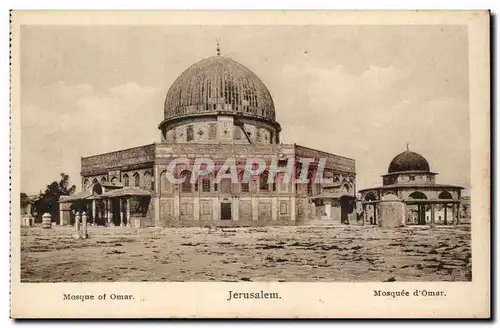 Ansichtskarte AK Mosque of Omar Jerusalem Mosquee d Omar Israel