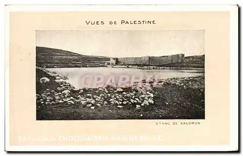 Cartes postales Vues De Palestine Etang De Salomon
