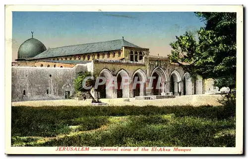 Ansichtskarte AK Jerusalem General view of the El Aksa Mosque israel