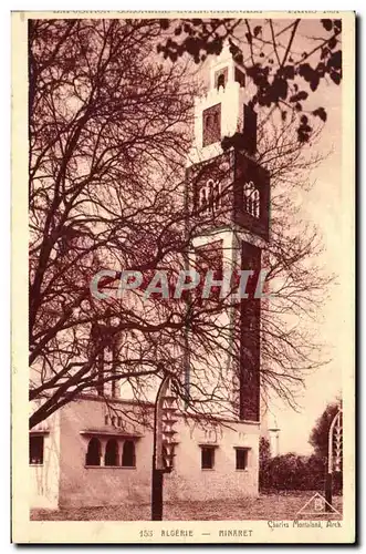 Cartes postales Algerie minaret