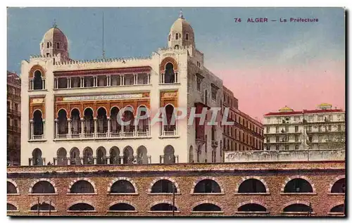 Cartes postales Alger La Prefecture