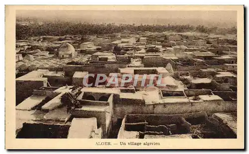 Cartes postales Alger Un Village algerien