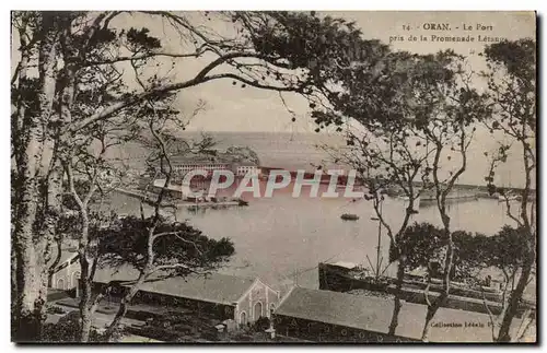 Cartes postales Oran Le Port pris de la Promenade Letaug