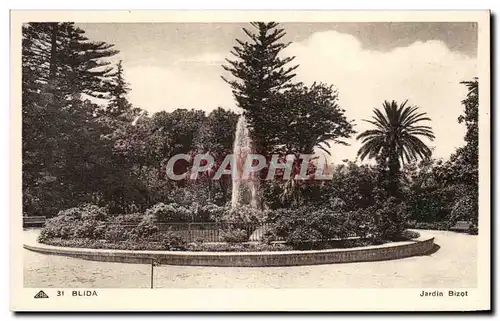 Cartes postales Blida Jardin Bizot