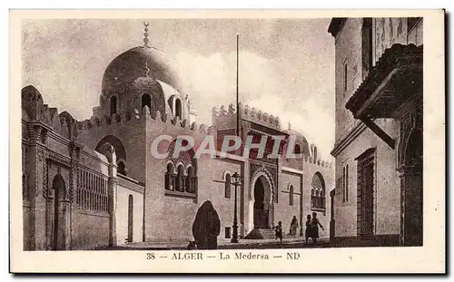 Cartes postales Alger La Medersa