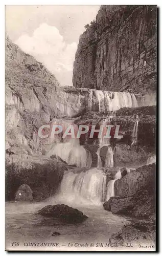 Ansichtskarte AK Constantine La Cascade de Sidi M Cid