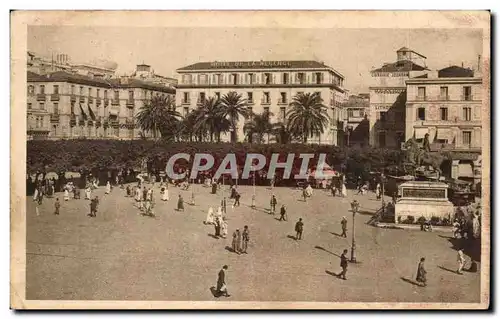 Cartes postales Alger Place du Gouvernement