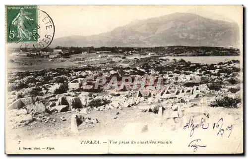 Cartes postales Tipaza Vue prise du cimetiere romain