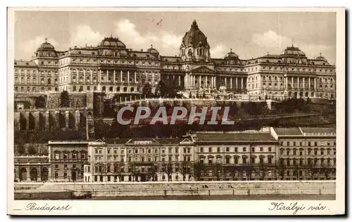 Ansichtskarte AK Budapest Konigl Burg Palais Royal Royal castle Palazzo reale Hongrie
