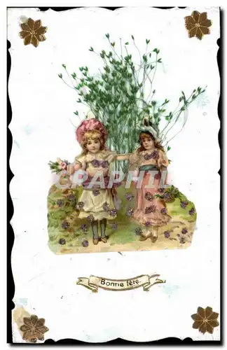 Cartes postales Bonne Fete Enfants Fantaisie