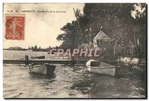 Cartes postales Lormont Les Bords de la Garonne