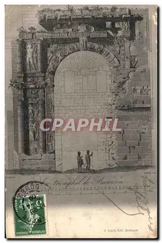 Cartes postales Arc triomphale de Besancon