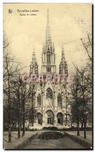 Cartes postales Bruxelles Laeken Eglise de Laeken