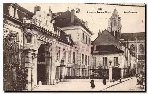 Ansichtskarte AK Dijon Lycee de Jeunes Filles Rue Condorcet