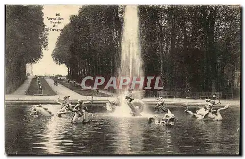 Cartes postales Versailles Bassin du Dragon