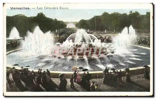 Cartes postales Versailles Les Grandes Eaux