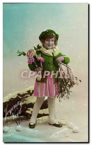 Ansichtskarte AK Heureux Noel Fantaisie Enfant Christmas