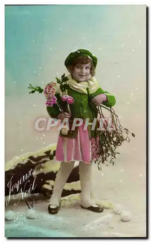 Cartes postales Heureux Noel Fantaisie Enfant Christmas